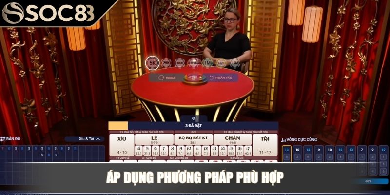 Tài xỉu Soc88 - Bí quyết chơi hiệu quả từ chuyên gia trực tuyến 3 Áp dụng phương pháp phù hợp