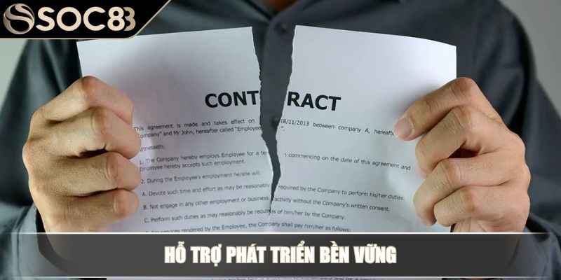 Hỗ trợ phát triển bền vững