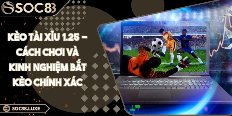 Kèo tài xỉu 1.25 - Cách chơi và kinh nghiệm bắt kèo chính xác