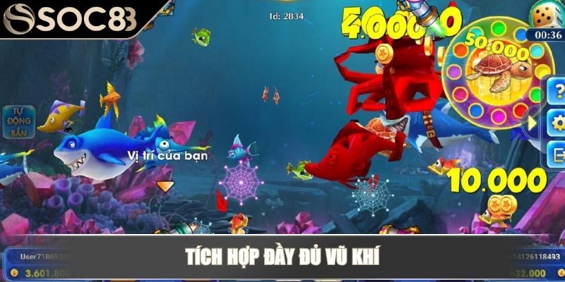 Tích hợp đầy đủ vũ khí