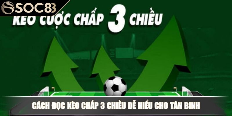 Cách đọc kèo chấp 3 chiều dễ hiểu cho tân binh